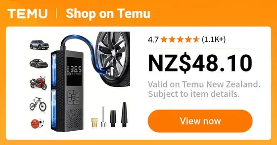 150psi portable air compressor tire pressure gauge led - Temu New Zealand