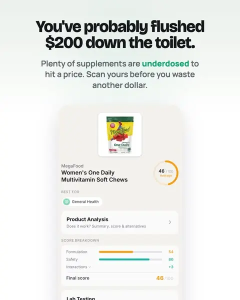 Wasting money on supplements?
