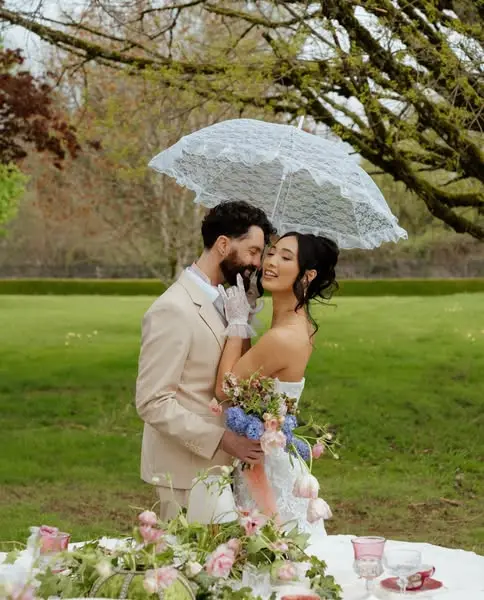 I absolutely love an elegant and lush garden party wedding! Everything here was…