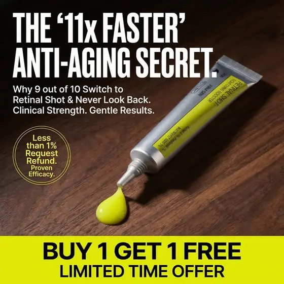 "Finally: All the anti-aging. None of the burning."