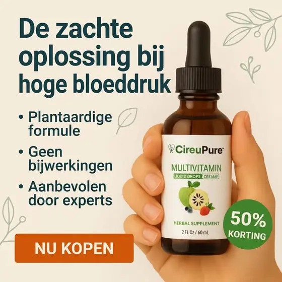 De enige oplossing die in 95% van de gevallen de bloeddruk verlaagde!