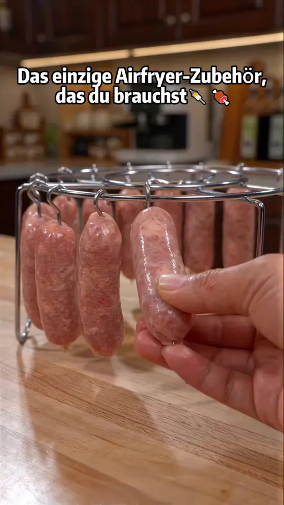 Spießgestell aus Edelstahl für Heißluftfritteusen
