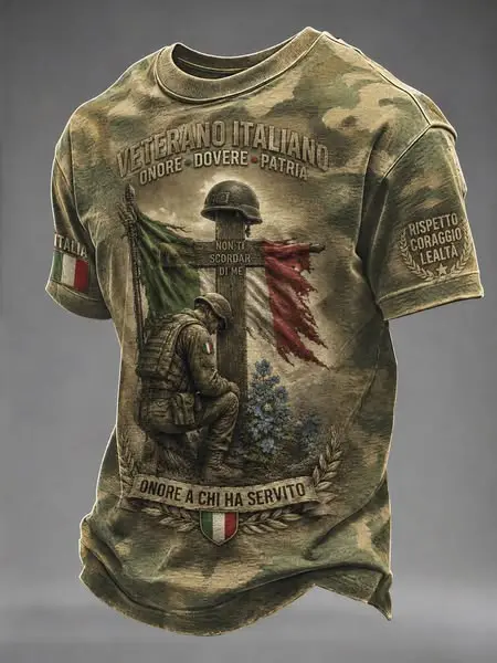 🇮🇹 ONORE A CHI HA SERVITO.

Una maglia dedicata ai veterani d’Italia:
a chi h…
