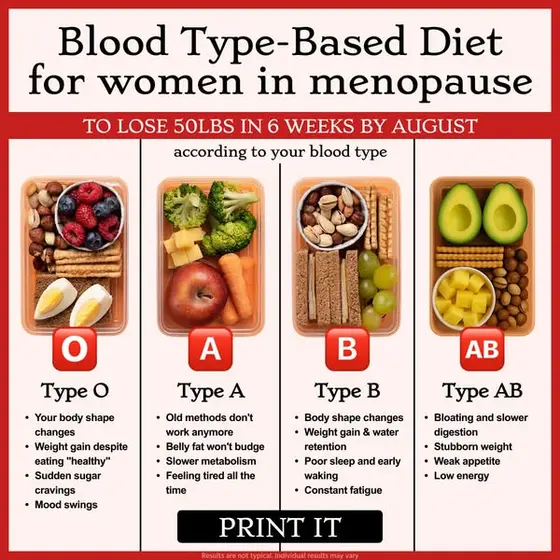 Lose Weight with Blood Type-Based Diet