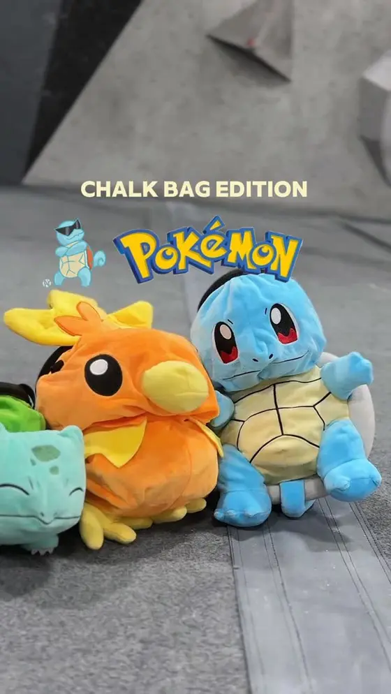 Climbers.. Team Squirtle? 🕶️💦
ᴺᴱᵂ ᴬᴿᴿᴵⱽᴬᴸ Pokémon Climbing Chalk Bags
⚡️Stay…