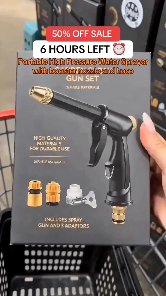 π¦ 50% OFF Today Only β Turn Your Garden Hose Into a High-Power Cleaning Beast!