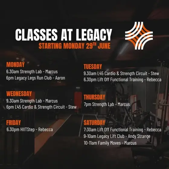 IT'S HERE! 🙌🏻
With classes ready for booking from tomorrow, our official Leg…