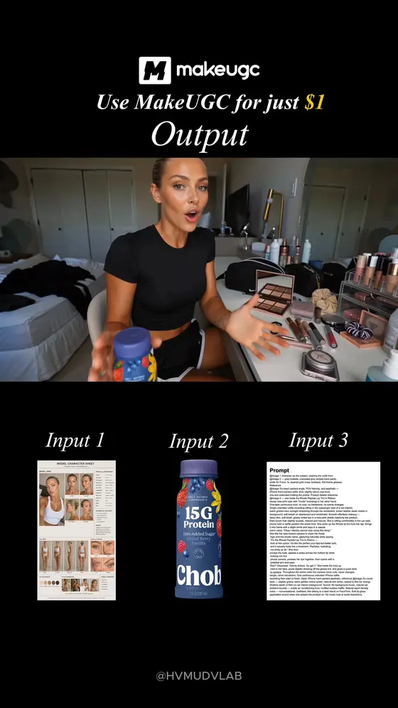 Create AI UGC Ads for $1