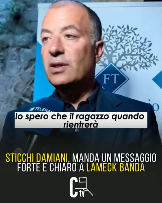 Sul caso Lameck Banda il presidente dell'US Lecce Saverio Sticchi Damiani ha vo…