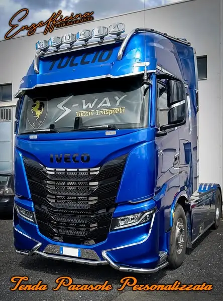 Massimo per il suo nuovo #IVECO Sway ha realizzato una bellissima TENDA PARASOL…