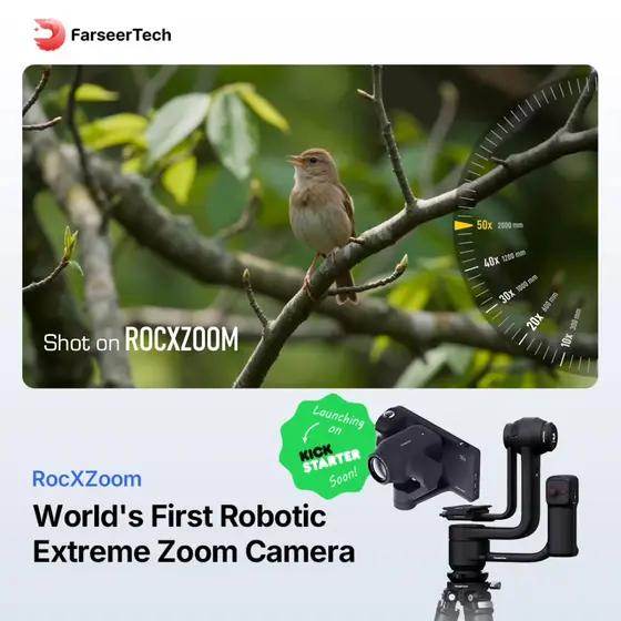 RocXZoom, World's First Robotic Extreme Zoom Camera