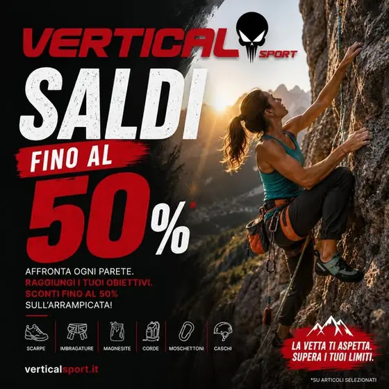 Saldi Estate 2026 Outdoor | Vertical Sport