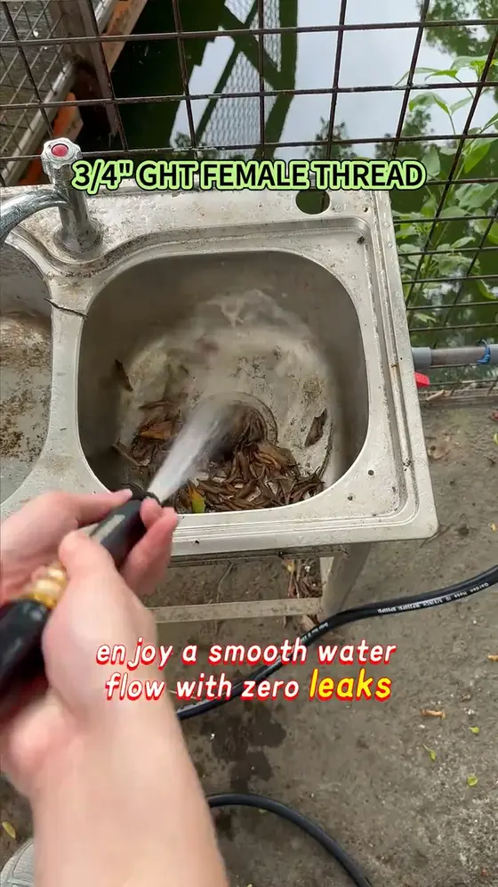 💦 3/4 Inch Garden Hose Fittings | Quick Connect in One Second