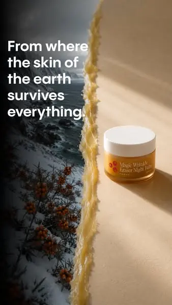 Cold-pressed from Arctic coastlines.