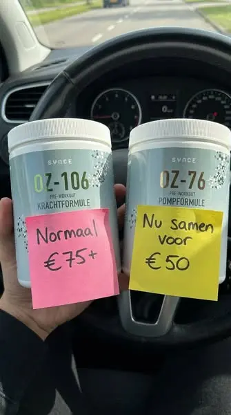 Pompformule + Krachtformule voor €50 👇🏻