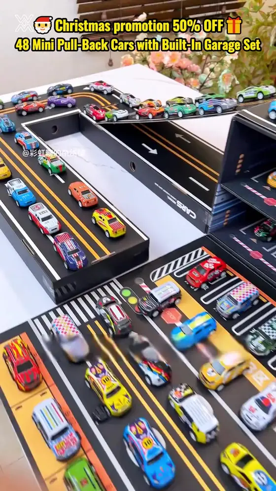 🚗 Unleash Endless Racing Adventures!
With 48 pull-back cars and a multi-level…
