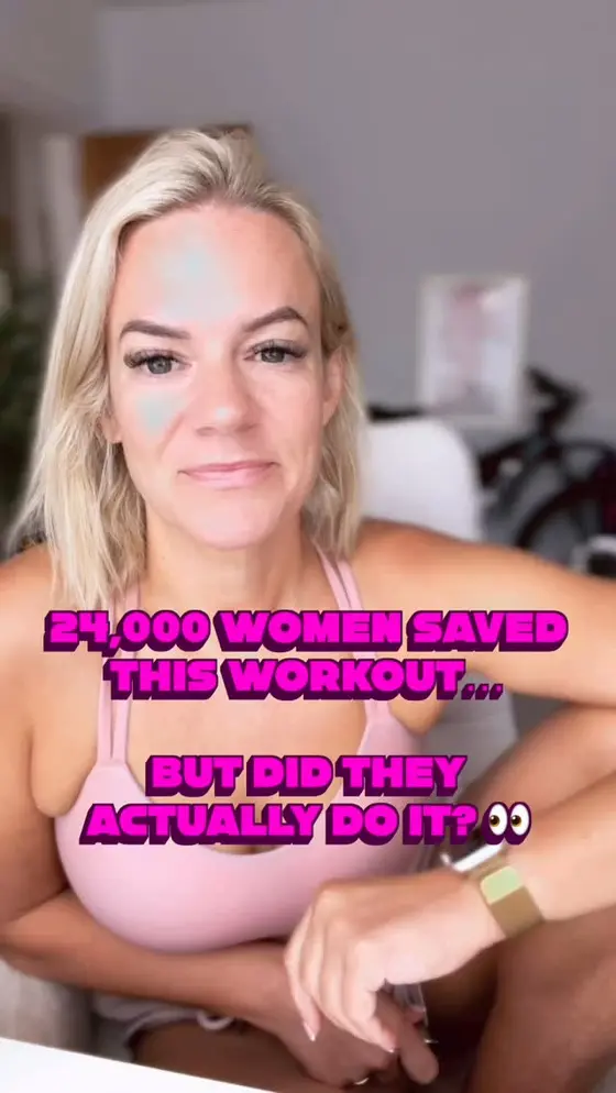 This workout is about to hit half a million views 🤯

24,000 saves.
Nearly 14,0…