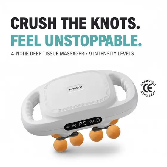 Body Massage Gun — Back, Waist & Full Body Percussion Massager | Entige