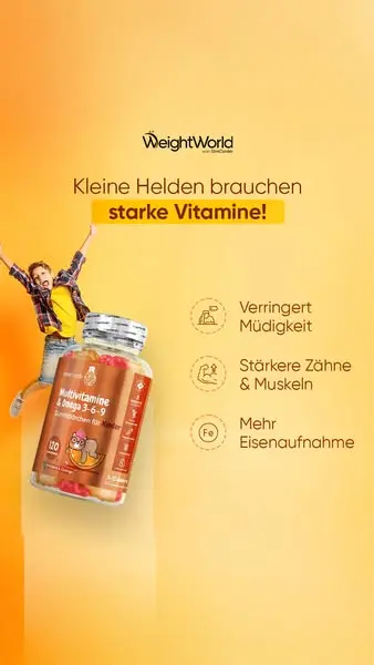 Alle wichtigen Vitamine in einem Gummi