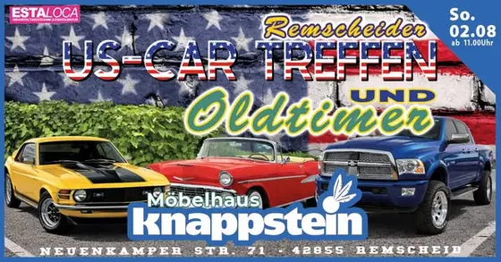 GröĂtes US-Car und Oldtimer Treffen in Remscheid! FĂŒr den guten Zweck!