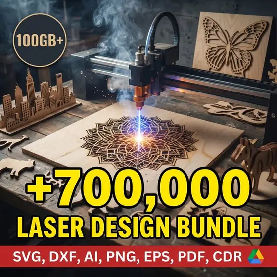 It's time to upgrade to the Laser Design Mega Bundle!