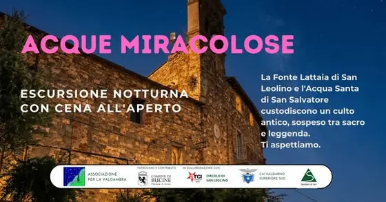 ACQUE MIRACOLOSE, ESCURSIONE NOTTURNA