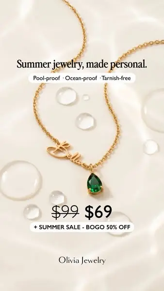 $69 personalized — and it won't fade 💧