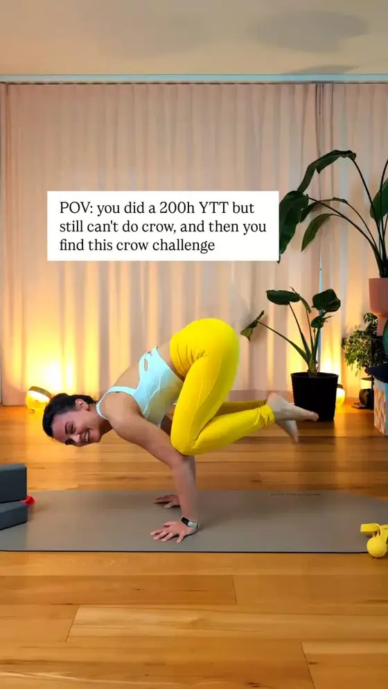Want to learn better crow pose technique? Comment CROW to learn what YTTs don't…