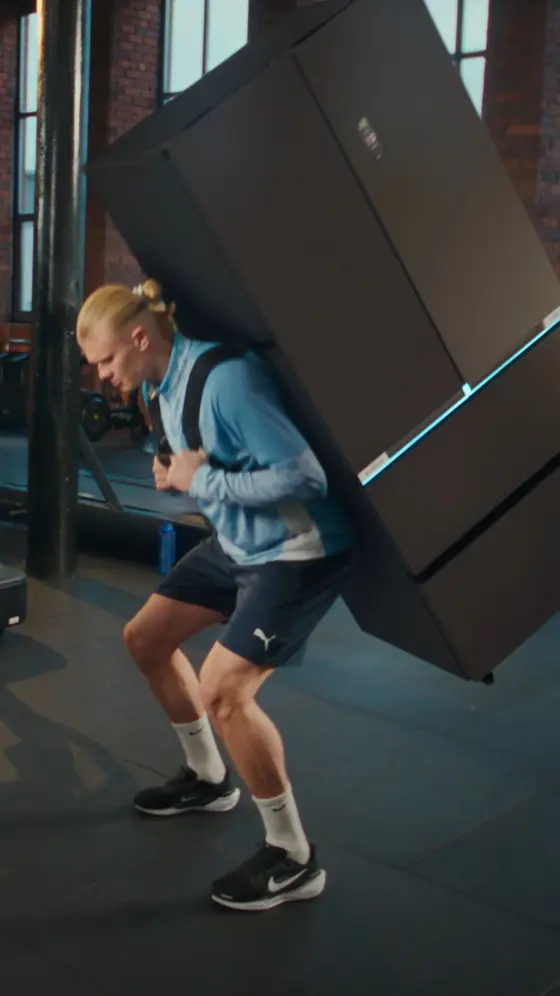 De koelste workout met Haaland 🧊