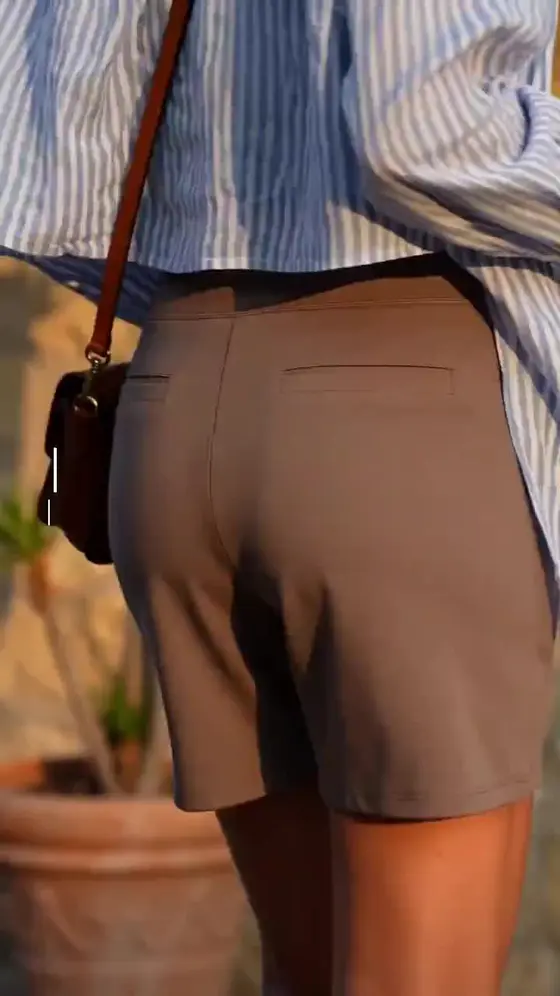 Shorts Hohe Taille Sportlich Laufen