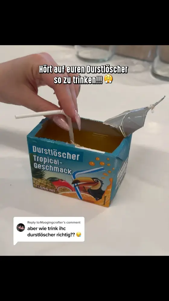 Wieso hat mir das niemand vorher gesagt?!?! 😳
#DurstlöscherOriginal #Durstlös…