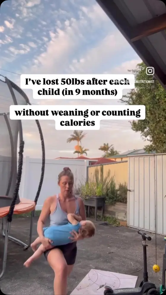 Lose weight not your milk supply 🤱