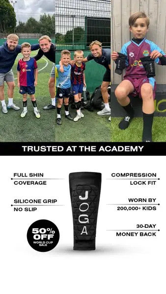 The shin pad 200,000 kids wear 🔒
