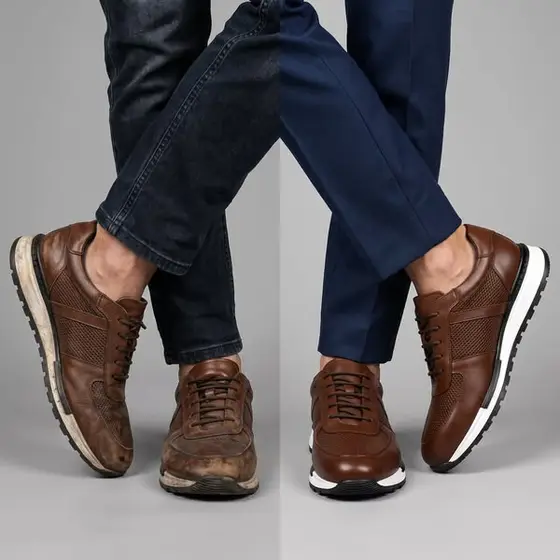 David Miller Leather Sneakers