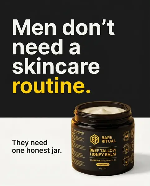 Men don't need a skincare routine.