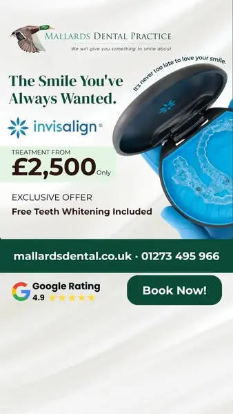 Get Free whitening with every Invisalign