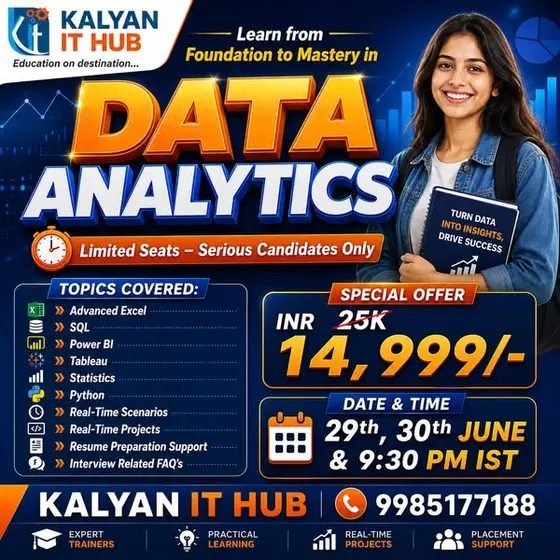 LIVE Data Analytics Demo – Join Now