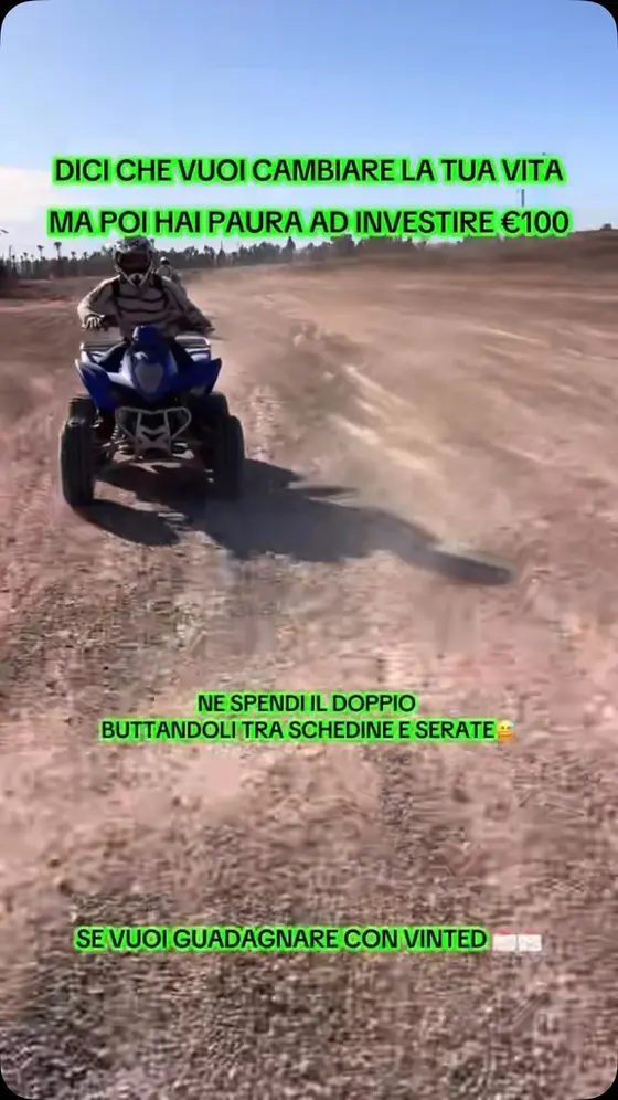 Smetti di buttare i tuoi soldi inizia a investire con vinted !