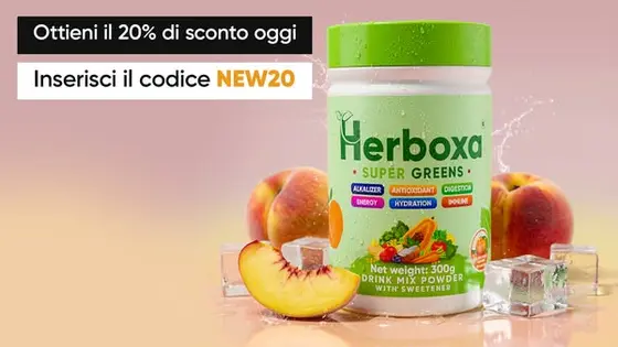 Sblocca il 20% di sconto + 2 REGALI GRATIS 🎁