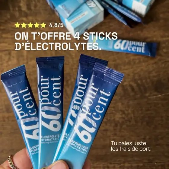 Reçois ton pack d'électrolytes gratuits