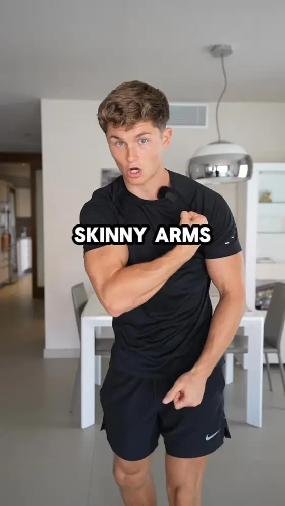 How to train both the Bicep & Tricep for big arms at home💪🏼✅