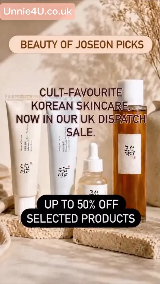 K-Beauty Sale is now live 🇬🇧✨
Enjoy up to 50% off selected Korean skincare f…