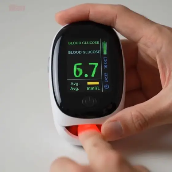 Non-Invasive Blood Glucose Monitor – 5 Seconds / 99% Accuracy