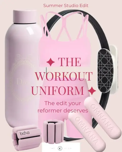 Summer heat. Reformer. Pilates. ✦
Dior on the mat. Nike on the body. Bala on th…