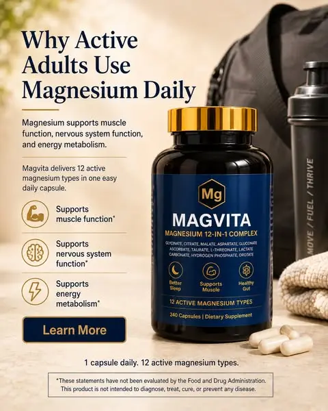 Buy 2 Get 1 FREE – Magnesium 12-in-1