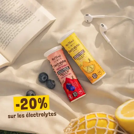 💧 -20% sur les électrolytes