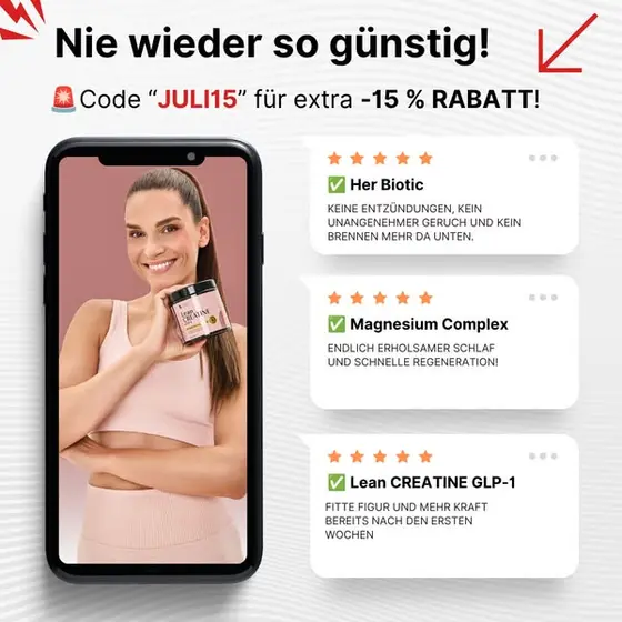 Letzte Stunden: Code JULI15 für den letzten Rabatt! ⏰