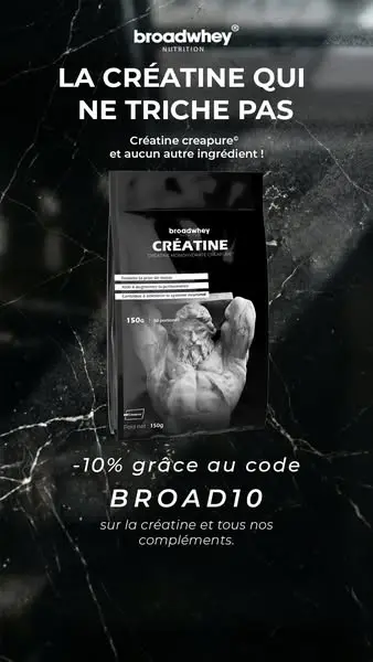 La Créatine Creapure© qui ne triche pas.