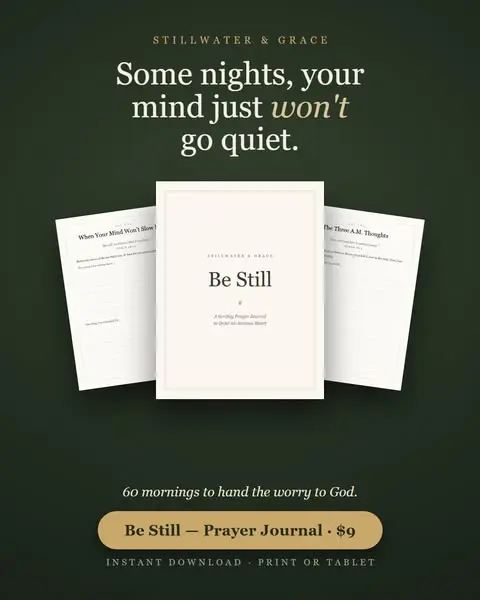 Be Still — A 60-Day Prayer Journal