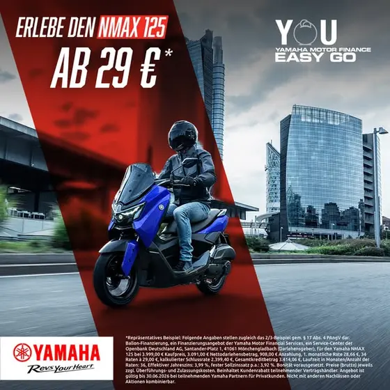 Yamaha Easy GO Roller Finanzierung | Koch Autogruppe
